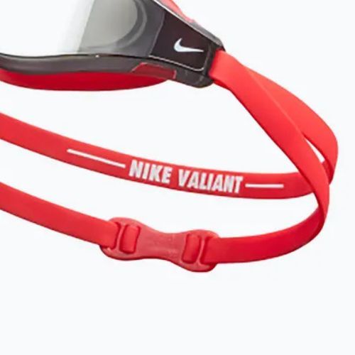 Occhialini da nuoto Nike Valiant Mirrored rosso università