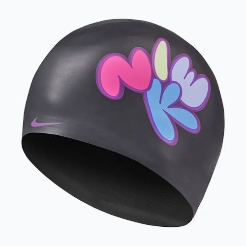 Nike Cuffia da nuoto in silicone nero