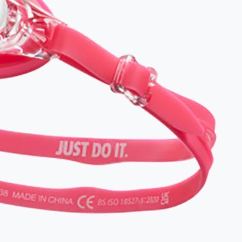 Occhialini da nuoto Nike Lil Swoosh Junior iper rosa per bambini