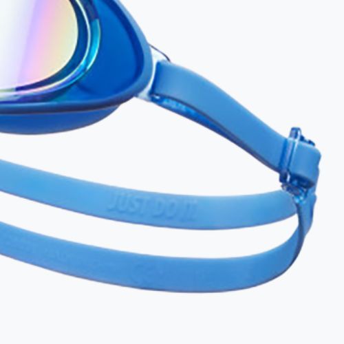 Occhialini da nuoto Nike Expanse Mirrored blu università