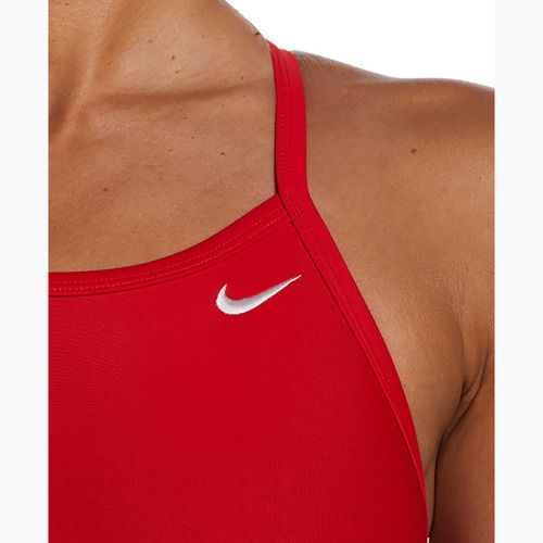 Costume da bagno intero donna Nike Solid Racerback university red