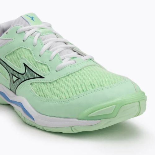 Mizuno Wave Phantom 3 neo menta / nero / blu frontiera scarpe da pallamano