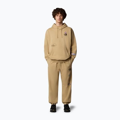 The North Face Mountain Cleanup Felpa con cappuccio kaki stone