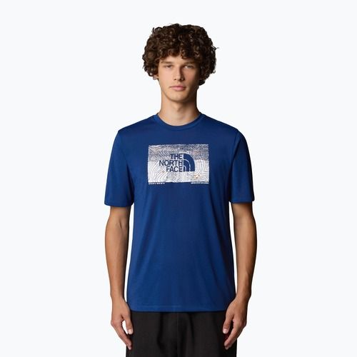 T-shirt uomo The North Face Foundation Abstract Graphic Tee estate blu