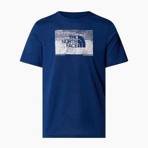 T-shirt uomo The North Face Foundation Abstract Graphic Tee estate blu