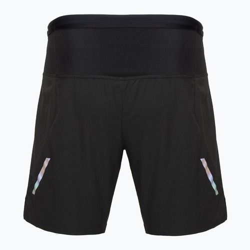 Pantaloncini da corsa Mizuno Trail ER 2IN1 da uomo, nero