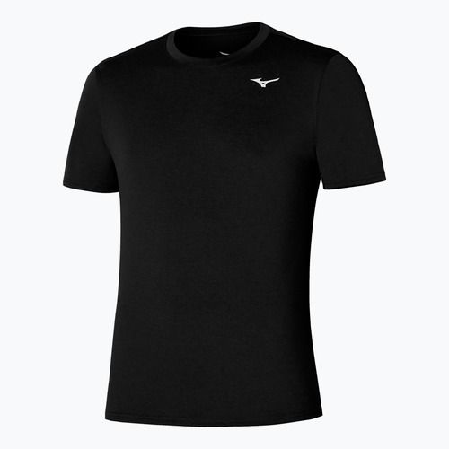 Maglietta da corsa Mizuno Impulse Core Tee nera per uomo