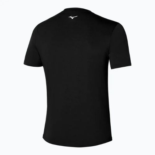 Maglietta da corsa Mizuno Impulse Core Tee nera per uomo