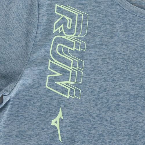 Maglietta da corsa Mizuno Core Run Tee citadel da uomo