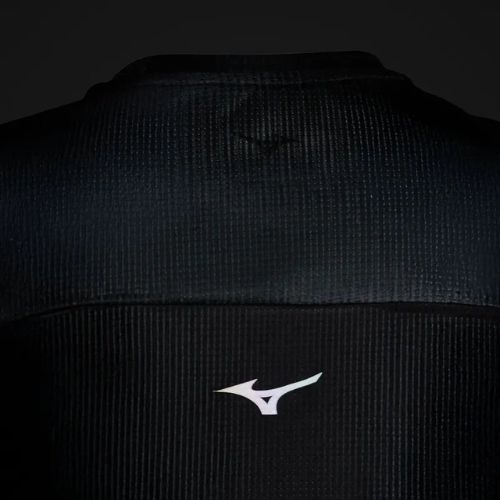 Maglietta da corsa da uomo Mizuno DryAeroFlow Graphic Tee nero
