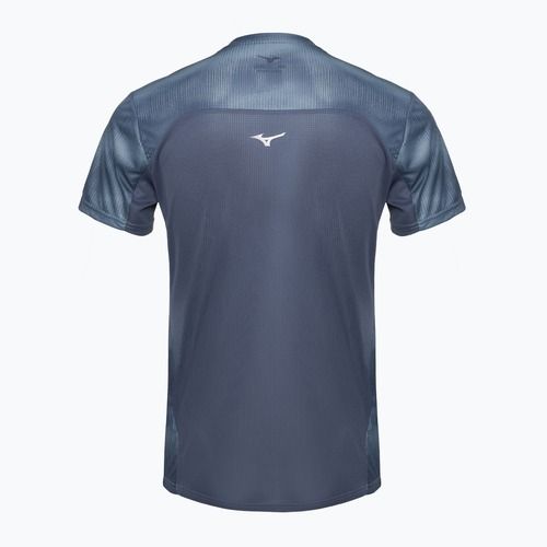 Maglietta da corsa Mizuno DryAeroFlow Graphic Tee citadel da uomo