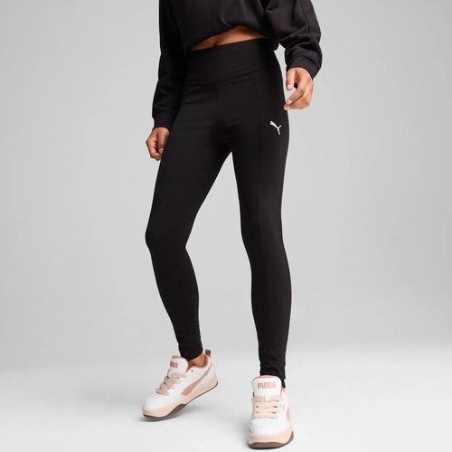 Leggings donna PUMA Her a vita alta puma nero