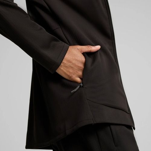 Felpa da uomo PUMA Evostripe Warm Hoodie FZ DK puma nero