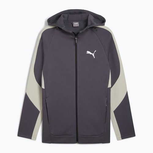 Felpa da uomo PUMA Evostripe Hoodie FZ DK galactic gr