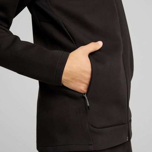 Felpa da uomo PUMA Evostripe Hoodie FZ DK puma nero
