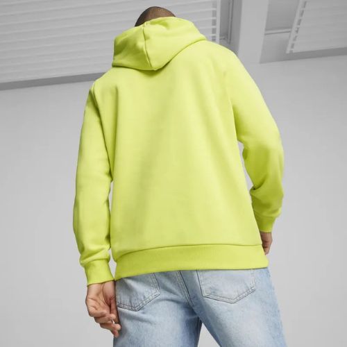 Felpa da uomo PUMA Essentials Big Logo Hoodie FL lime sheen