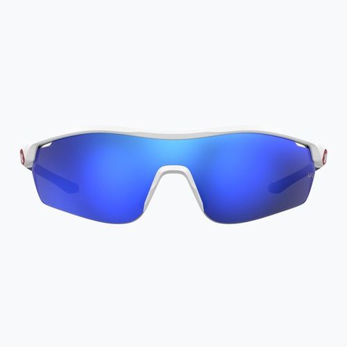 Occhiali da sole per bambini Under Armour 7001/S S3 bianco opaco/blu multistrato oleofobico
