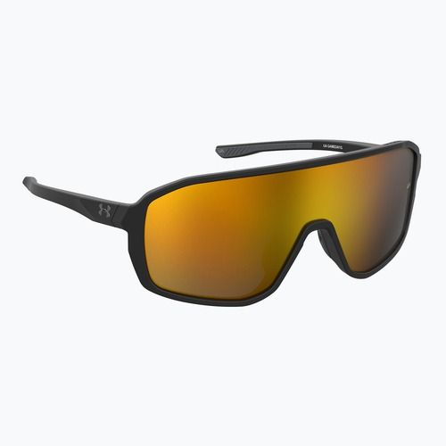 Occhiali da sole da uomo Under Armour Gameday/G S3 nero opaco/arancio multistrato oleofobico