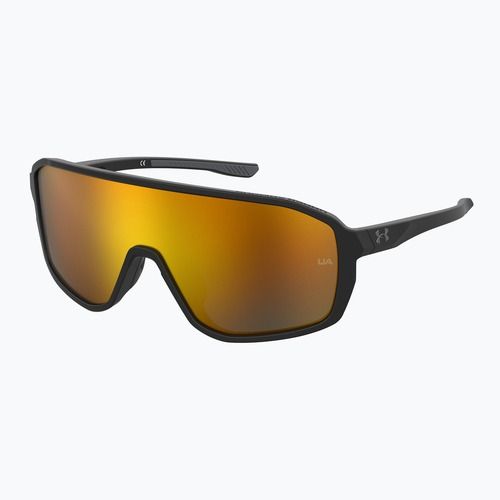 Occhiali da sole da uomo Under Armour Gameday/G S3 nero opaco/arancio multistrato oleofobico