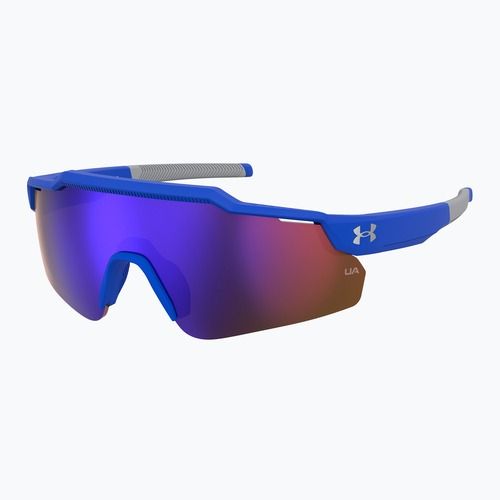 Occhiali da sole per bambini Under Armour Levelup Jr S3 blu opaco/grigio/infrarossi
