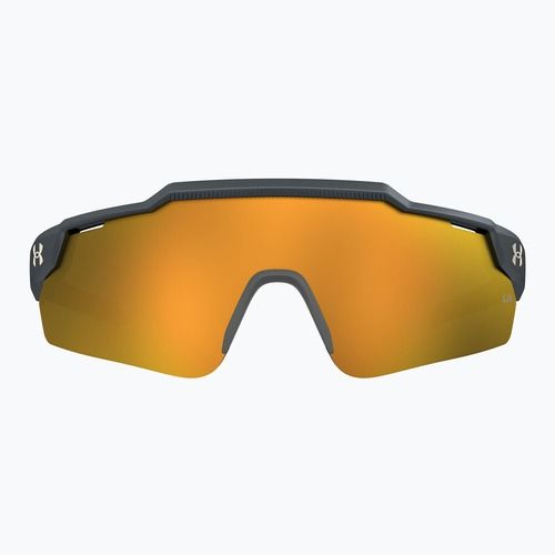 Occhiali da sole per bambini Under Armour Levelup Jr S3 grigio metallizzato/oro specchiato