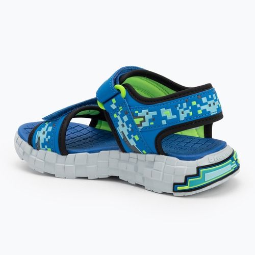 SKECHERS Mega Splash sandali per bambini nero/blu/lime