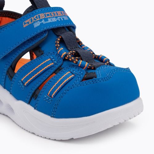 SKECHERS S-Lights Sola Glow sandali per bambini blu/lime