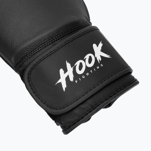 HOOK FIGHTING Ready to Fight Guanti da boxe in pelle neri