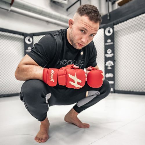 Guanti da combattimento MMA HOOK FIGHTING TX0-B4M0016 rosso
