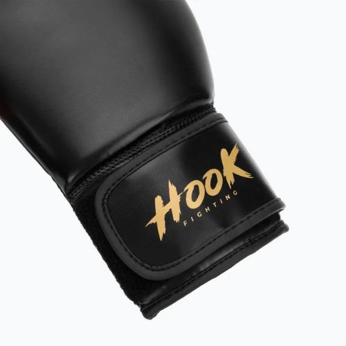 HOOK FIGHTING Guanti da boxe pronti per l'allenamento, nero