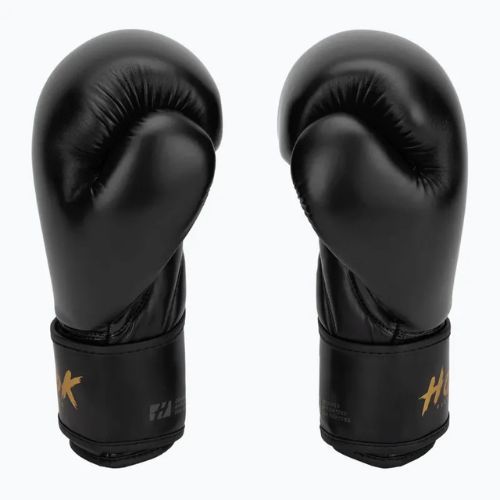 HOOK FIGHTING Guanti da boxe pronti per l'allenamento, nero