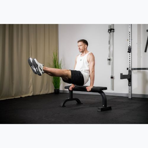 XTREXO B10 Panca da allenamento dritta nera