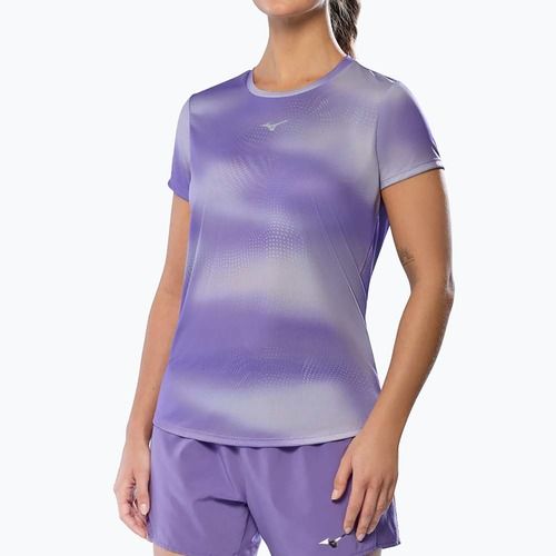 Maglietta da corsa da donna Mizuno Core Graphic Tee thistle