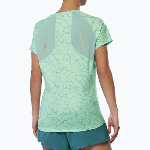 Maglietta da corsa da donna Mizuno Graphic Trail Tee neo mint