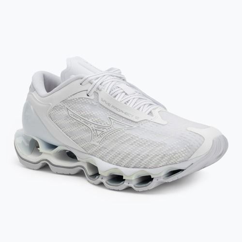 Scarpe da corsa da donna Mizuno Wave Prophecy 12 bianco/argento