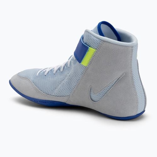 Nike Speedsweep VIII scarpa da wrestling blu tint/hyper royal/lime blast/bianco