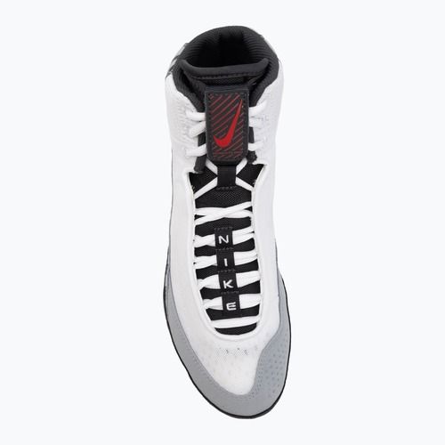 Nike Inflict 4 SE scarpa da wrestling bianco/university red/grigio lupo/antracite