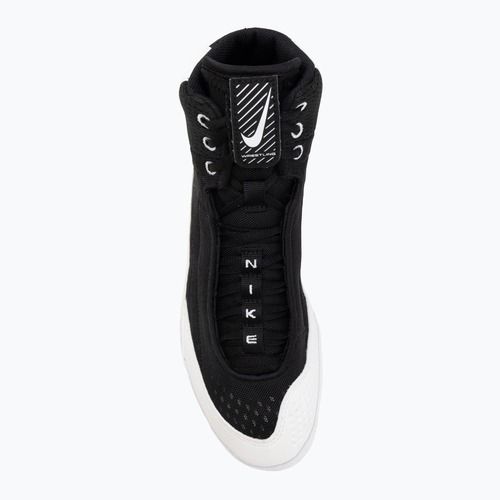 Nike Inflict 4 nero / bianco / grigio lupo scarpa da wrestling