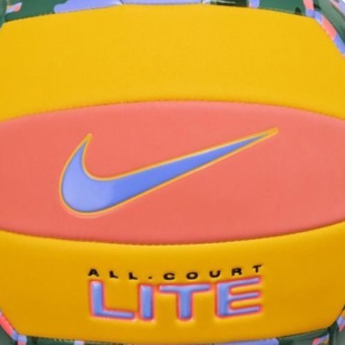 Nike All Court Lite pallavolo luce selvaggia mango / università oro / impulso reale dimensioni 5