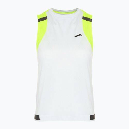 Maglia da corsa Brooks Carbonite Tank donna grigio ghiaccio/ jacquard nightlife