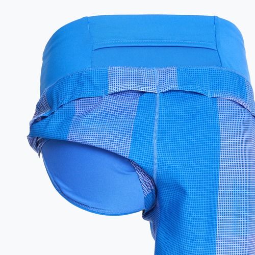 Pantaloncini da corsa Brooks Chaser 5" donna con stampa altitudine blu