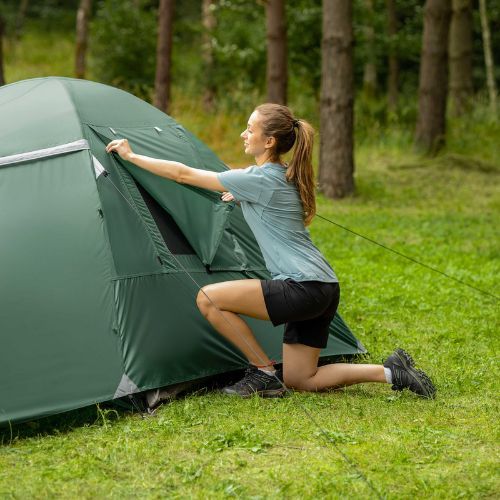 KADVA Tenda da campeggio per 3 persone Kavio 3 verde