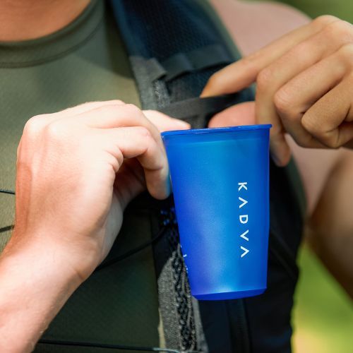 Tazza KADVA morbida softflask Flowbie 200 ml blu