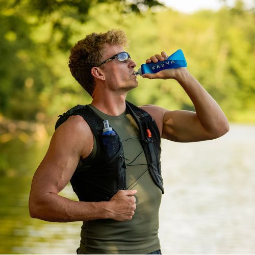 Softflask KADVA Flowbie 250 ml blu