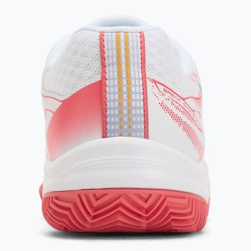 Scarpe da tennis per bambini Mizuno Break Shot 5 Jr CC bianco/blu granito/calipso coral