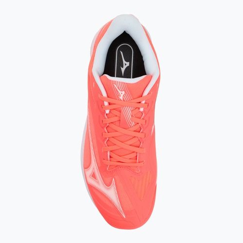 Scarpe da tennis da donna Mizuno Wave Exceed Court CC W calypso coral/white/barely pink