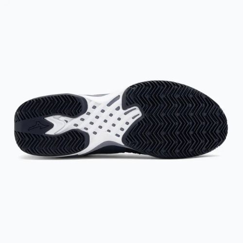 Mizuno Wave Exceed Tour 6 CC scarpe da tennis odissea grigio/bianco/blu granito