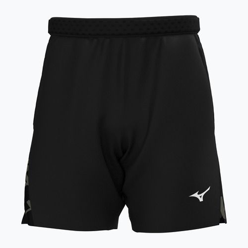 Pantaloncini Mizuno Daybreakers 8 In Amplify da uomo nero/foglia d'uva