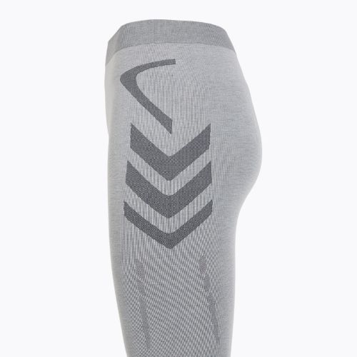 Pantaloni termici da donna biancheria KADVA ALPINESTEP BAMBOO THERMO LIGHT PLUS senza cuciture grigio