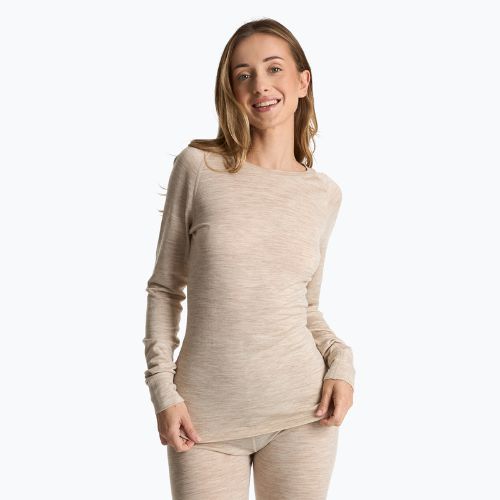 Set intimo termico donna LANA Merino 100% SET0543 beige